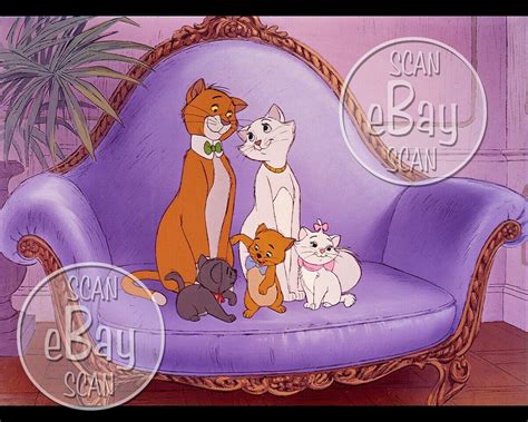 rare walt disney s aristocats cartoon 8 x 10 color photo duchess and o malley 4548829087