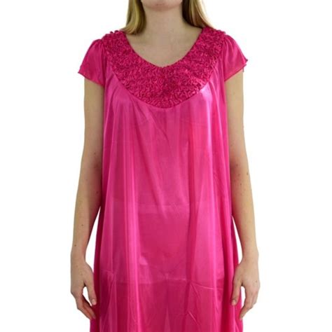 Ezi Intimates And Sleepwear Ezi Womens Satin Nightgown Poshmark