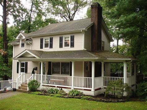 They provide an excellent location for entertaining guests, enjoying gorgeous views, lounging in a rocking chair and sipping. wrap around porch colonial - Google Search | Dream house ...