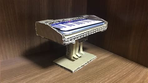 Making Mini Digital Piano From Box Cardboard Youtube