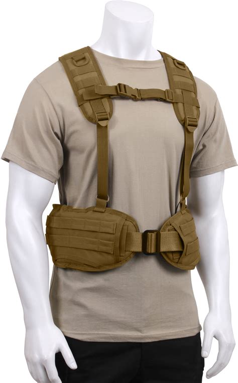 Coyote Brown Tactical Load Bearing Military Molle Police Battle Belt