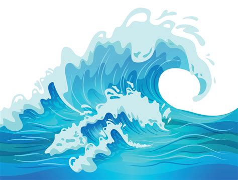 illustration des vagues de l océan 4218027 Telecharger Vectoriel