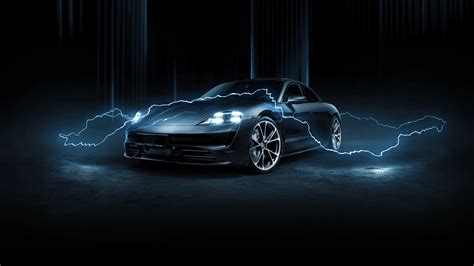 TechArt Porsche Taycan Turbo 2020 4K HD Wallpapers | HD Wallpapers | ID