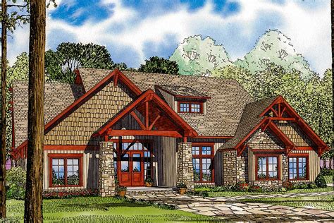 Over 28,000 architectural house plan designs and home floor plans to choose from! Rich And Rustic 4-Bed House Plan - 59977ND | Architectural ...