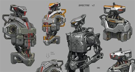 Artstation Titanfall 2 Stalker Danny Gardner Robot Concept Art Game