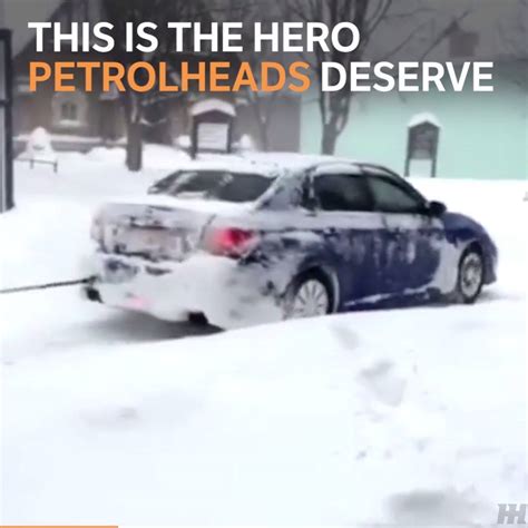 Subaru Wrx Pulls Stranded Ups Truck Everyone Got Their Parts On Time