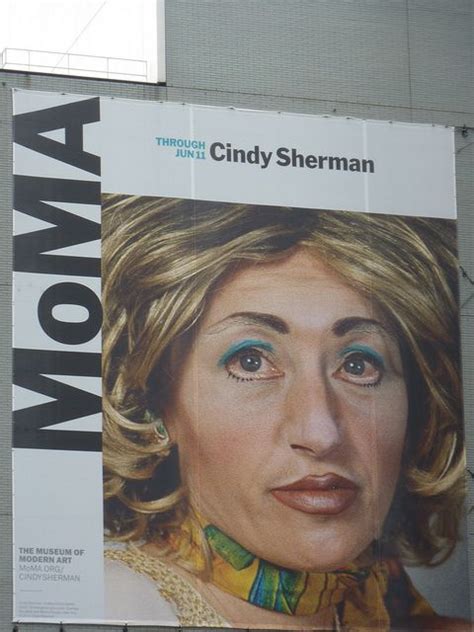 Cindy Sherman Poster Outside Museum Of Modern Art Moma West 54th