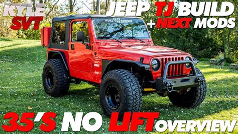 Jeep Tj Build Next Mods 35s No Lift Youtube