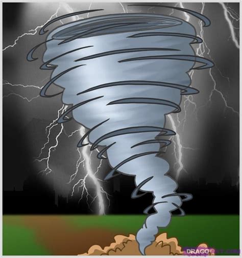 How To Draw A Tornado Step By Step Stuff Pop Culture Free Online