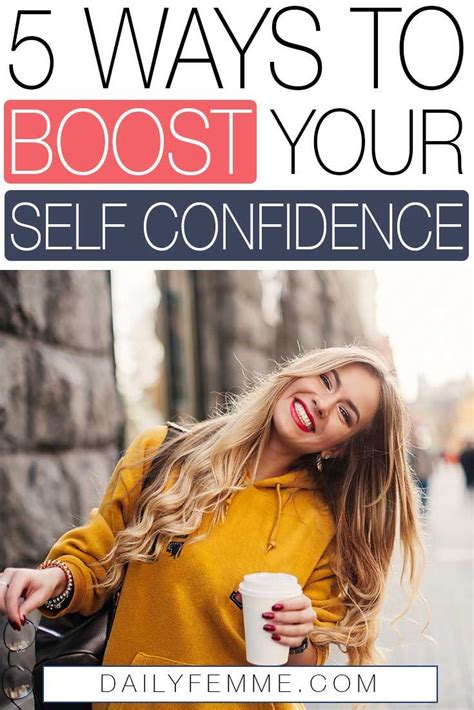 Ways To Boost Your Self Confidence Self Confidence Self Confidence