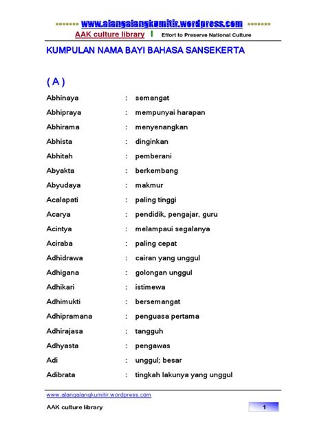 We did not find results for: Kumpulan Nama Bayi Bahasa Sansekerta