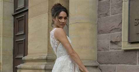 Meghan markle in a wedding dress on suits, not in real life. Meghan Markle's Royal Wedding Dress, Designer: What to Know