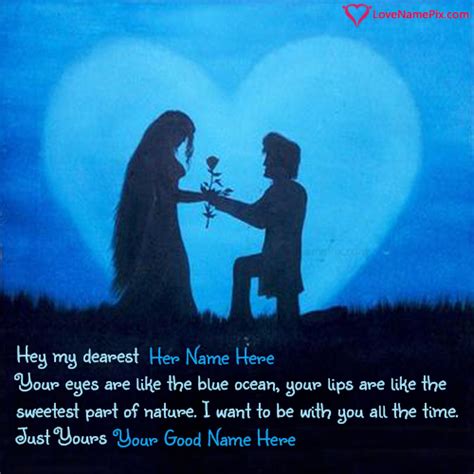 Check spelling or type a new query. Write Name on Propose Quotes For Girlfriend Picture