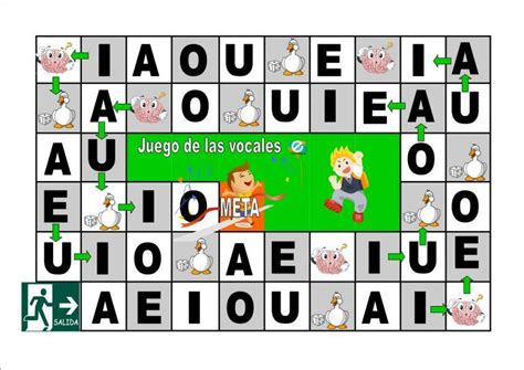 Arcoiris, juegos educativos online en. El juego de la oca de las vocales para niños (con imágenes) | Vocales para niños, Juegos de ...