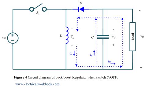 Buck Boost Regulator Circuit Diagram Waveform Modes Of Operation Theory Electricalworkbook