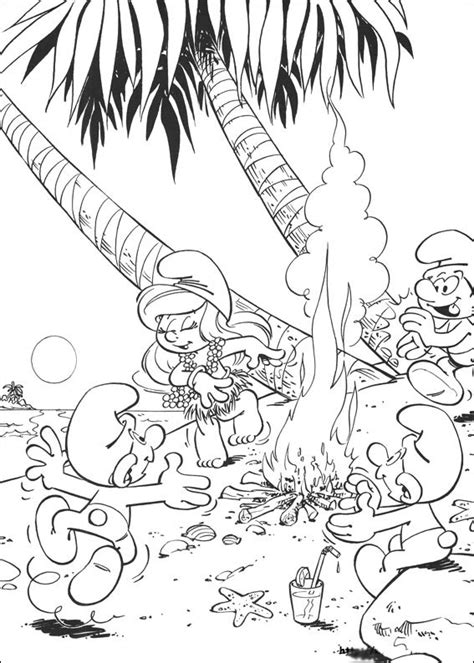 They are easy, yet fun. coloring smurfs | Learn To Coloring