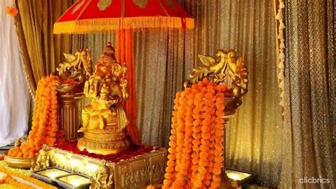 15 Ideas For Ganpati Decoration At Home For Symbolic Celebrations