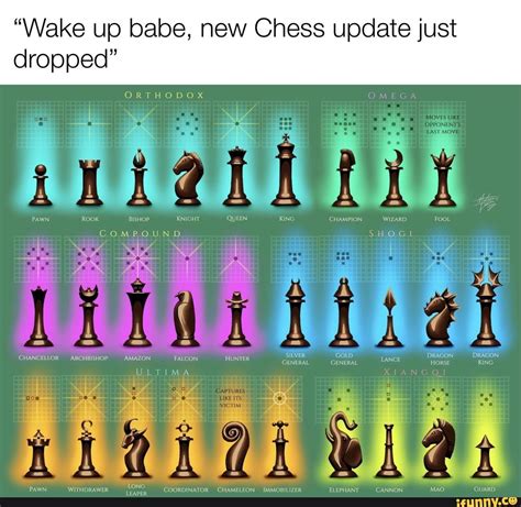 Wake Up Babe New Chess Update Just Dropped Orthodox Pawn Rook Bishop