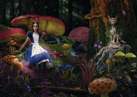 Alice In Mushroom Forest By Pamlaisly232 On Deviantart