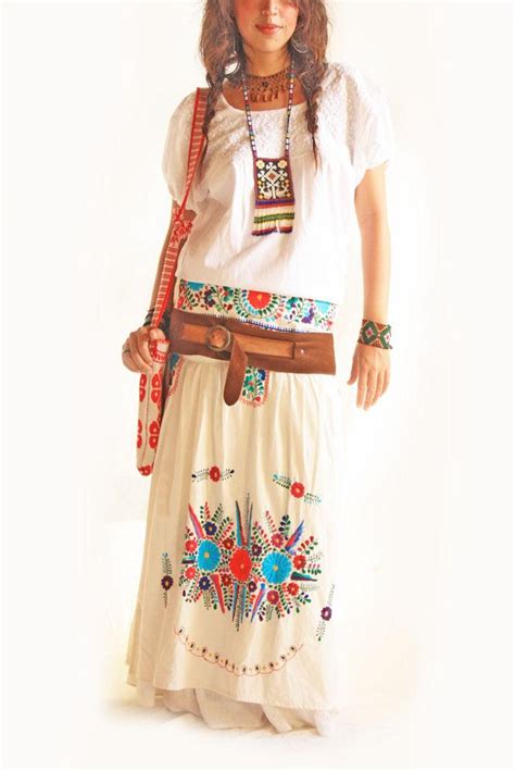Handmade Mexican Dress From Aida Coronado Mexican Embroidered Dress