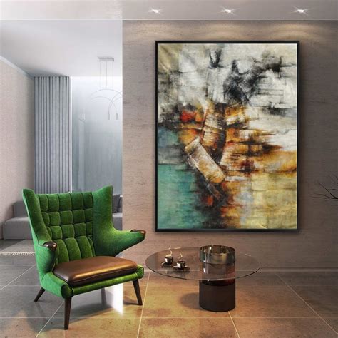 Check out the latest trends for your home. 60x80" / 152x203cm | Abstract wall art living room, Wall ...