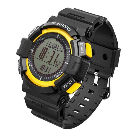 SUNROAD sportowe cyfrowe męskie zegarek do pływania wędkarstwo piesze