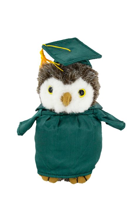 Soft Plush Owl With Graduation Cap Andgown Gs Bd005 Bigpromotions