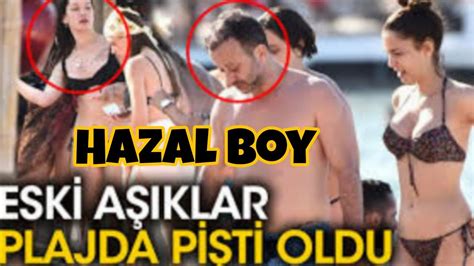 Hazal Subasi At Beach With Her Boyfriend Where Is Erkan Turkish