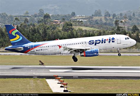 N614nk Spirit Airlines Airbus A320 At Medellin Jose Maria Cordova