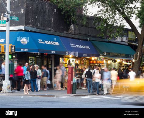 St Marks Place East Village Hi Res Stock Photography And Images Alamy