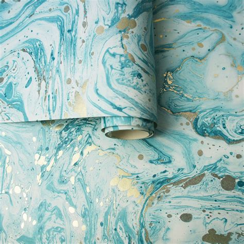 Blue And Gold Marble Wallpapers On Wallpaperdog