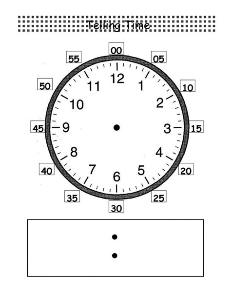 Free Printable Clock For Teaching Time