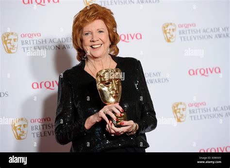 Cilla Black Poses For Photographers In The Winners Room At The British