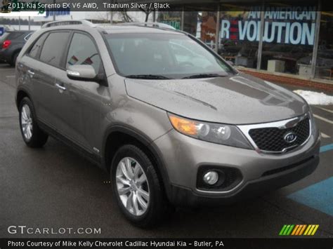 Kia sorento 2011 ex v6 specs, trims & colors. Titanium Silver - 2011 Kia Sorento EX V6 AWD - Black ...