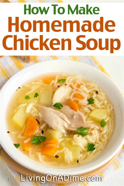 Egg noodles are our favorite when we want a heartier soup, but any pasta can be substituted. Homemade Chicken And Turkey Soup Recipes - Living on a ...