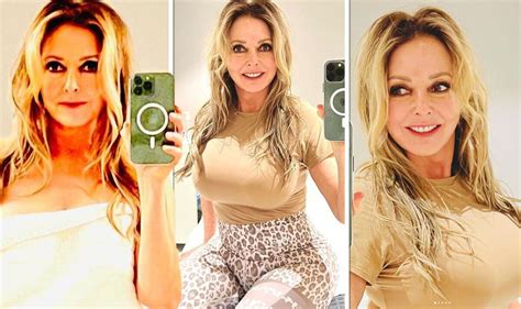 Carol Vorderman 61 Puts On Jaw Dropping Busty Display As She Poses