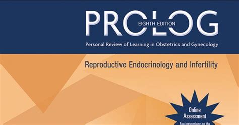Prolog Reproductive Endocrinology And Infertility 8th Edition