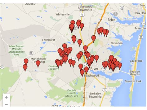 Toms River Sex Offender Map Homes To Watch At Halloween Toms River