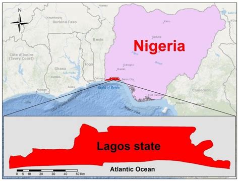 Lagos, the commercial capital of nigeria, is the largest city in africa with an estimated population of over 17.5 million inhabitants in the city. Location map of Lagos, Nigeria. | Download Scientific Diagram