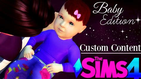 The Sims 4 Custom Content Baby Edition Youtube