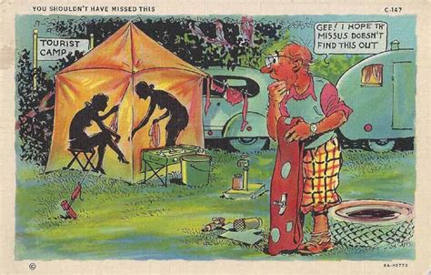 Vintage Camping Post Cards The H A M B