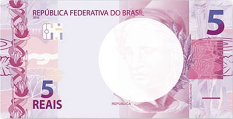 Dinheiro Do Brasil 5 Reais Fotomontagem Pixiz