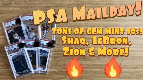 Psa Mailday Reveal Tons Of Gem Mint 10 Cards Including Rare Lebron