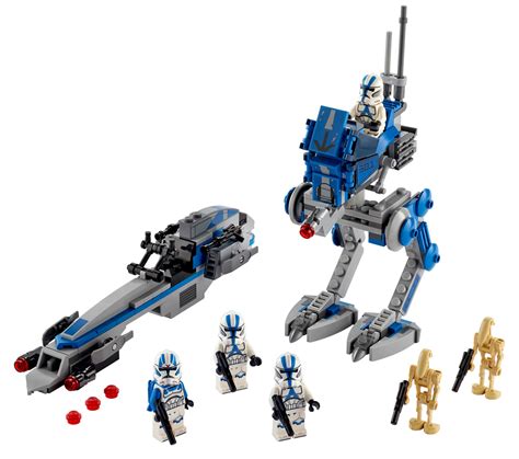 Lego star wars is a lego theme that incorporates the star wars saga and franchise. LEGO Star Wars 501st Legion Clone Troopers Building Kit