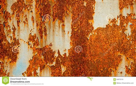 Rusty Metal Texture Corrosive Wall Background Stock Image