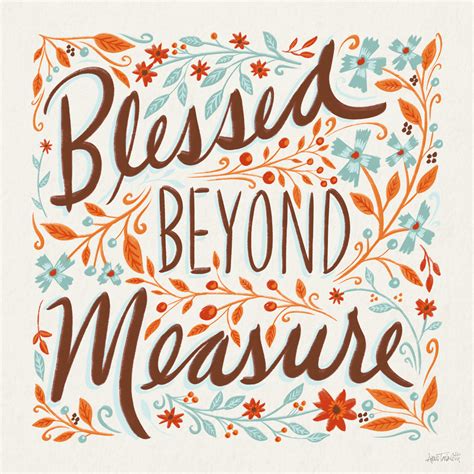Blessed Beyond Measure I 60835 Artposters