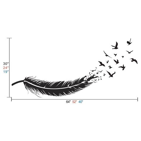 Birds Of A Feather Wall Decal Bird Wall Decal Boho Wall Etsy