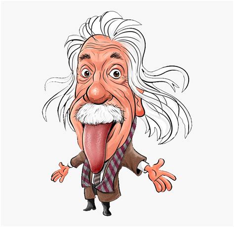 Thumb Image Albert Einstein Cartoon Drawing Hd Png Download Kindpng