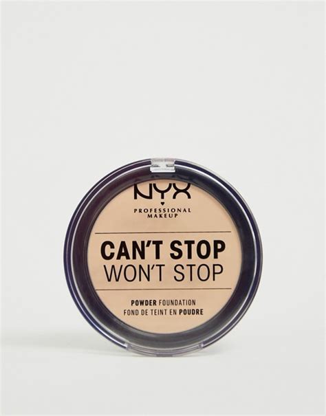NYX Professional Makeup Can't Stop Won't Stop Powder Foundation | ASOS