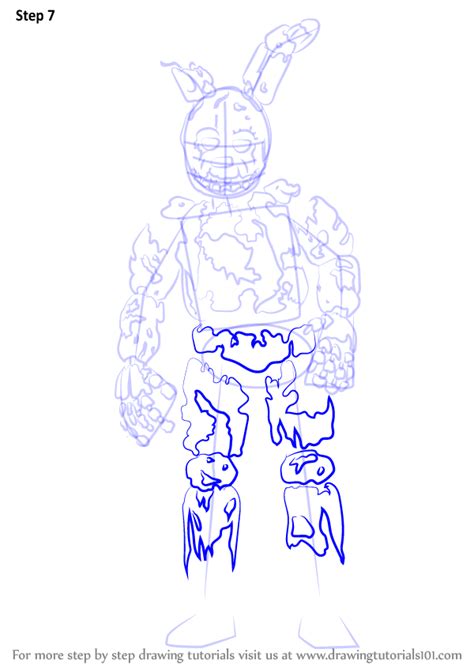 How To Draw Springtrap From Five Nights At Freddy S Five Nights At